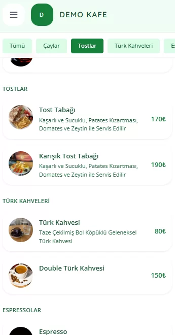 QR Menü renk seçenekleri - Marka kimliğinize uygun renk paleti özelleştirme