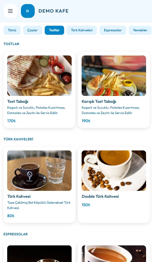 QR Menü tema tasarımı - Farklı tema seçenekleri ve menü layout özelleştirme